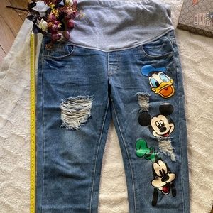 Maternity Short Jeans Disney Cotton Soft S M